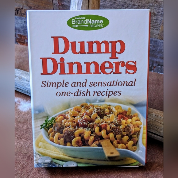 Favorite Brand Name Recipes Dump Dinners Spiral Bound Hardcover - Picture 1 of 16